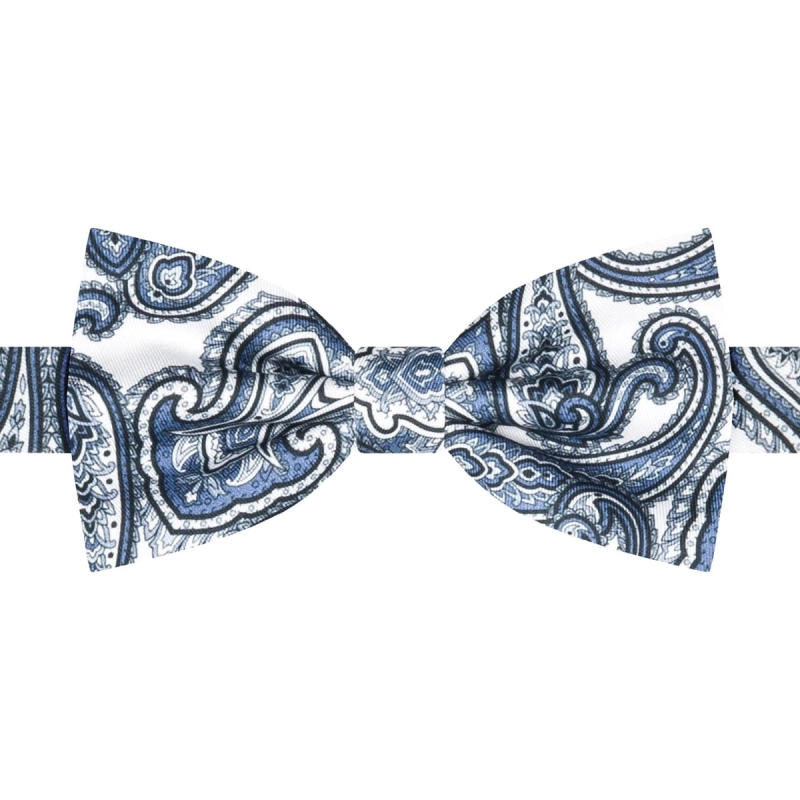 Mucha klasyczna granatowy paisley