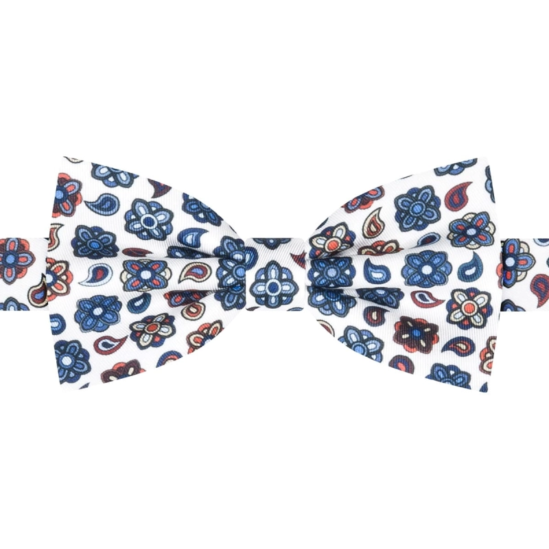 Mucha klasyczna granatowo-biała we wzorki