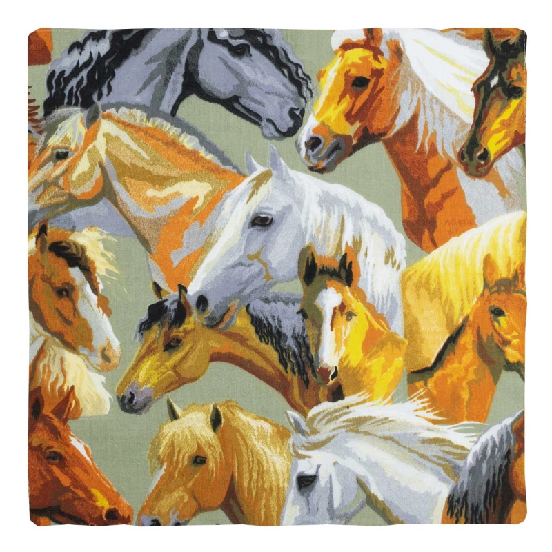 Zestaw prezentowy 3 poszetek bawełnianych - styl casualowy - dżungla + zwierzęta