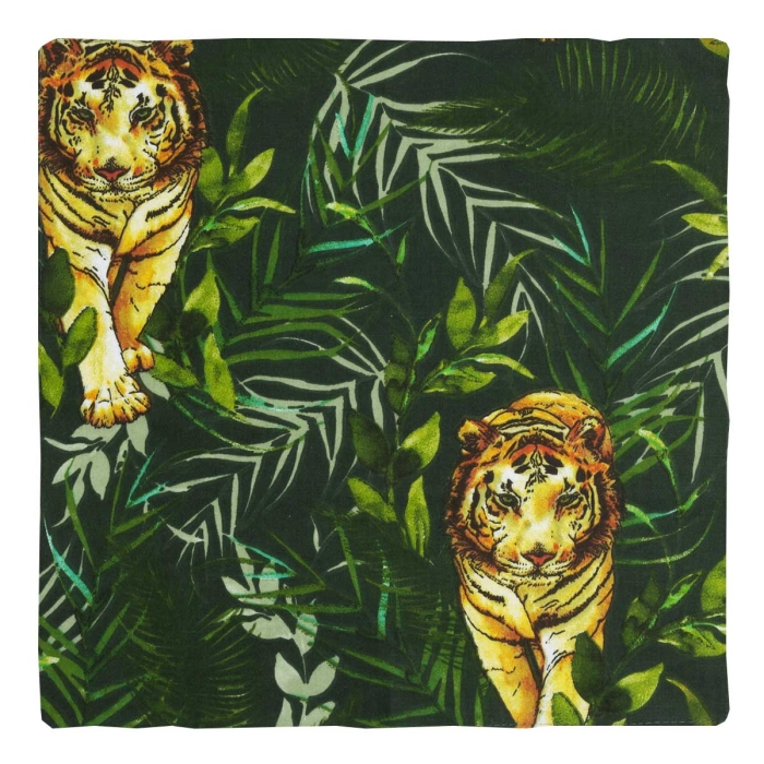 Zestaw prezentowy 3 poszetek bawełnianych - styl casualowy - dżungla + zwierzęta