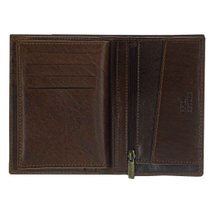 Portfel skórzany w kolorze brązowym Rovicky