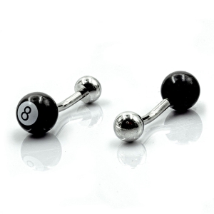 Spinki do mankietów tematyczne bile