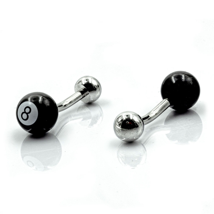 Spinki do mankietów tematyczne bile