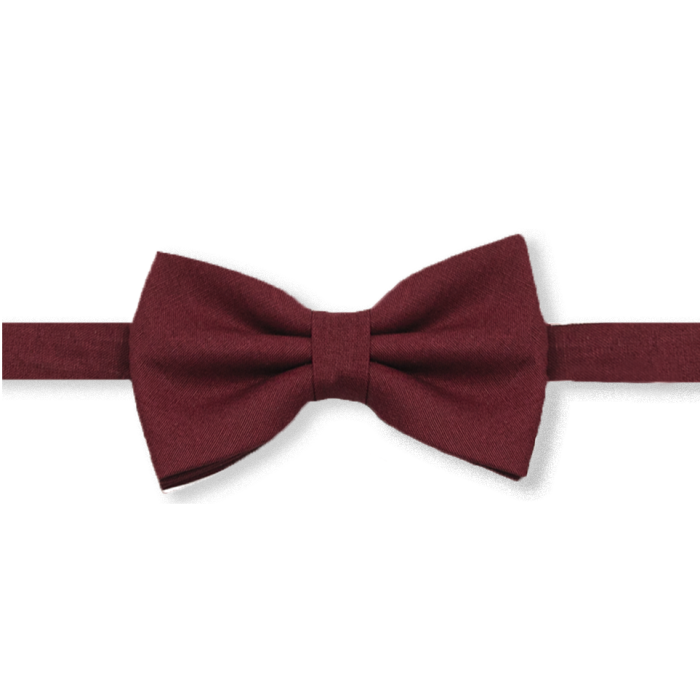 Mucha dziecięca junior bawełniana gładka bordowa