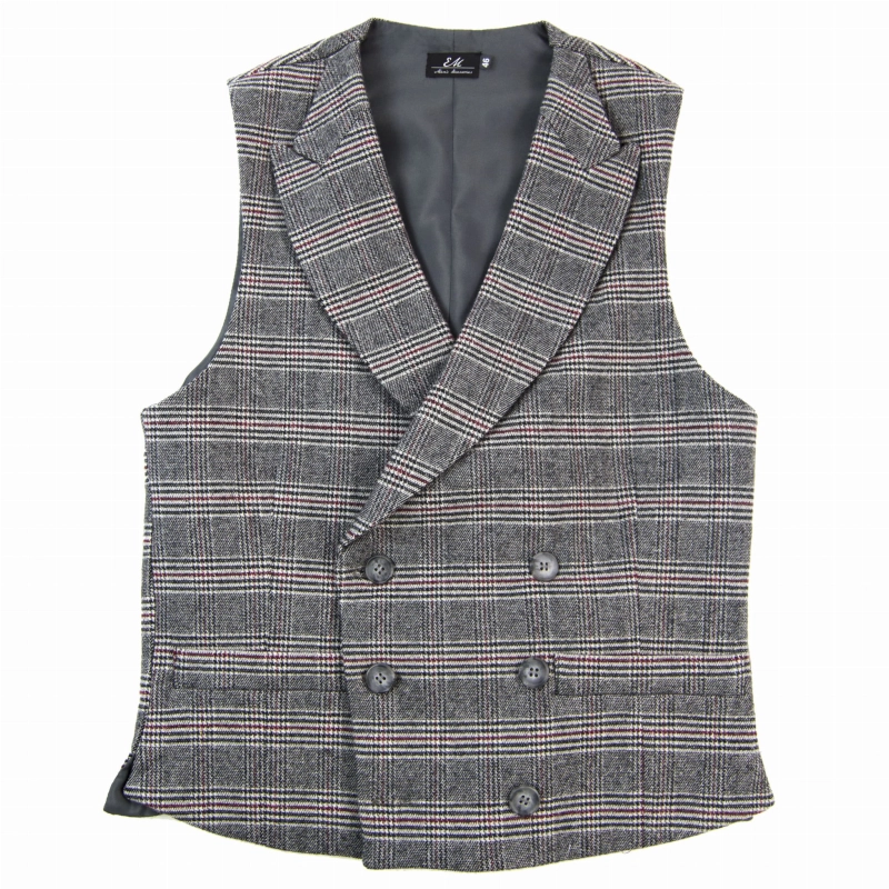 NEW SAMPLE 2024 Tailor-made waistcoat - Double-breasted with lapels
