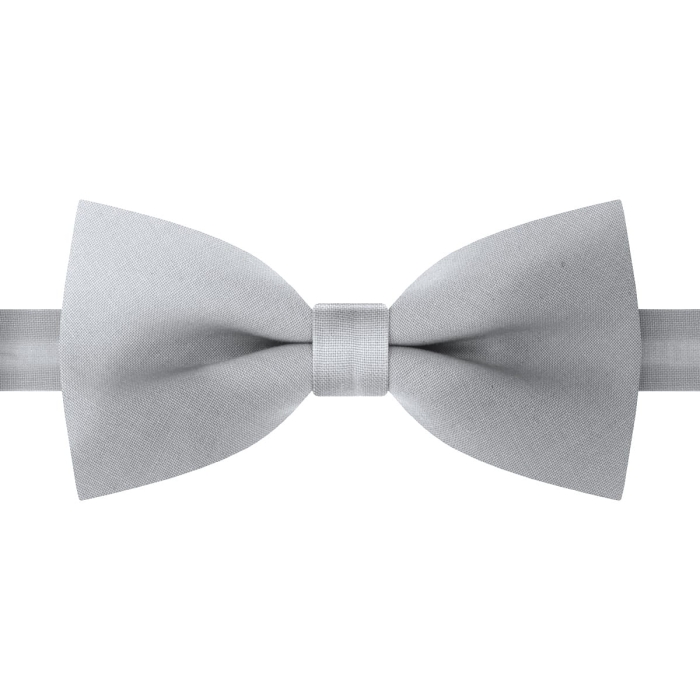 Classic smooth bow tie gray EM