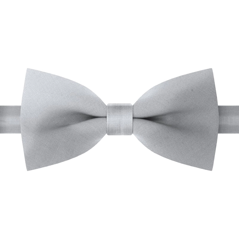 Classic smooth bow tie gray EM