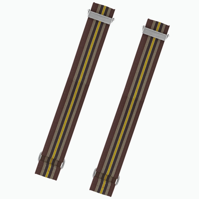 Opaska na rękaw bordowa w kolorowe paski