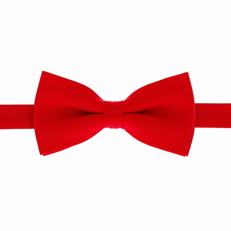 Mucha wełniana czerwona gładka