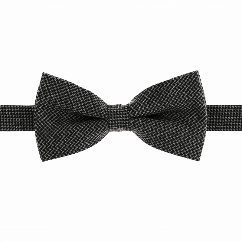 Mucha wełniana szara w pepitkę