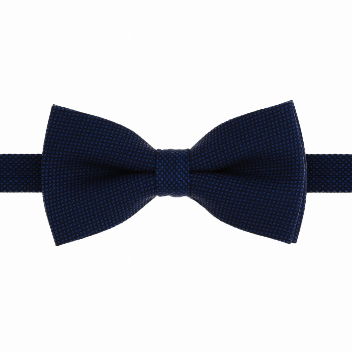 Mucha wełniana granatowa w mikrowzór / fakturę