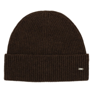 Czapka zimowa wełniana brązowa - wełna Merino / Merino wool