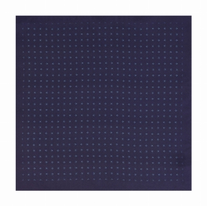 Poszetka jedwabna klasyczna granatowa w mikrowzór / kwiatki