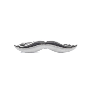 Spinka do krawata czarna wąs mustache