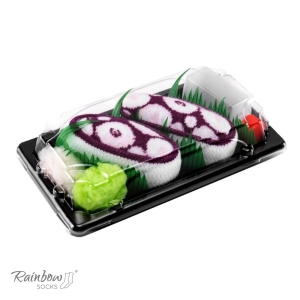 Zestaw prezentowy ze skarpetkami: skarpetki sushi - japońskie jedzenie