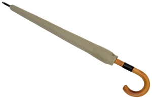 em parachase Parasol - długi - gładki - z drewnianą rączką - 7165 - PREMIUM COLLECTION