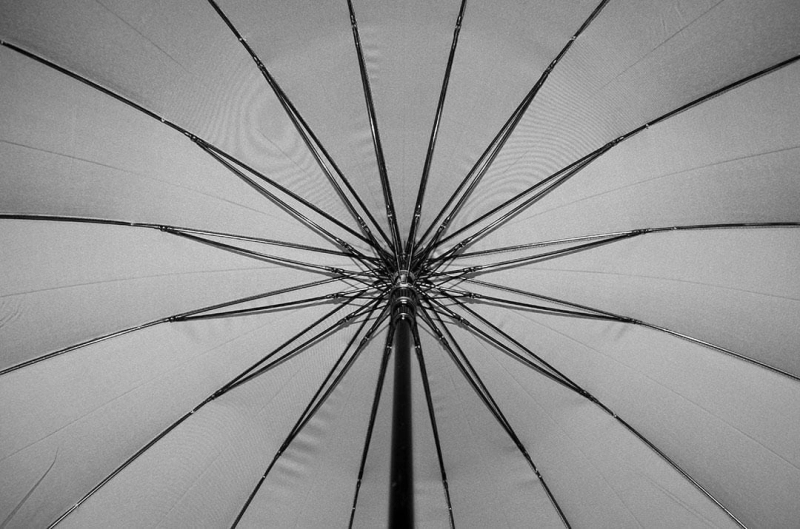 em parachase Parasol - długi - gładki - z drewnianą rączką - 7165 - PREMIUM COLLECTION