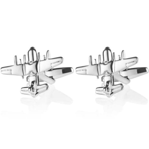 Spinki do mankietów tematyczne samoloty