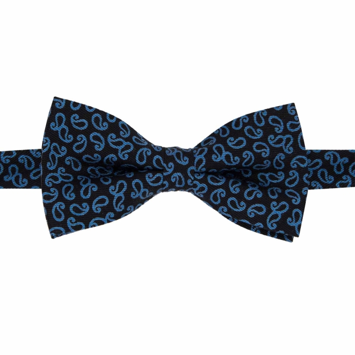 Mucha bawełniana granatowa w paisley EM