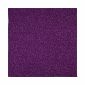 Poszetka bawełniana fioletowa w paisley