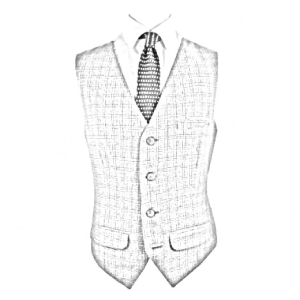 NEW SAMPLE 2024 Tailor-made vest - Single-breasted