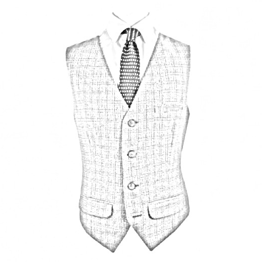 NEW SAMPLE 2024 Tailor-made vest - Single-breasted