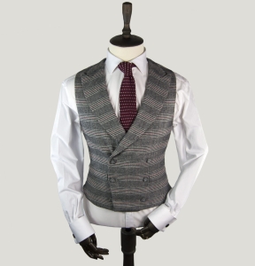 NEW SAMPLE 2024 Tailor-made waistcoat - Double-breasted with lapel