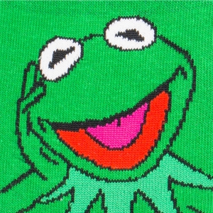 Skarpety kolorowe - zielone - kermit