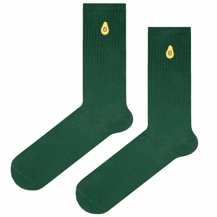 Skarpety kolorowe - zielone - avocado