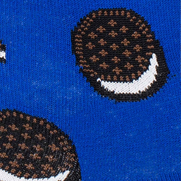 Skarpety kolorowe - niebieskie - ciasteczka