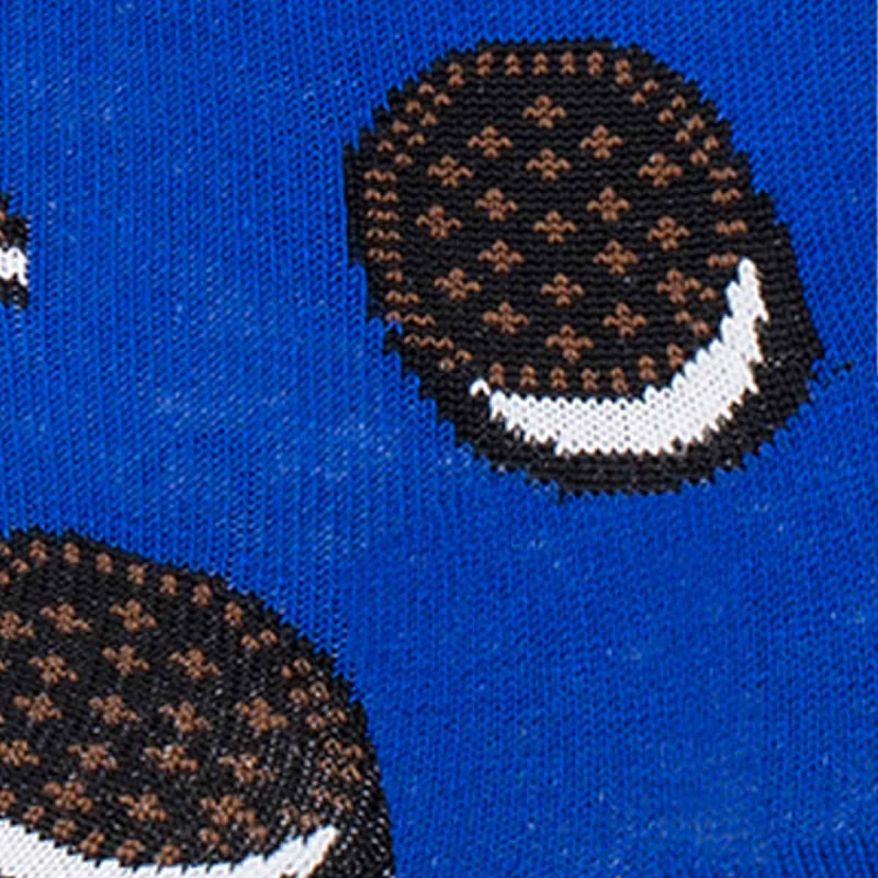 Skarpety kolorowe - niebieskie - ciasteczka