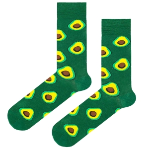 Skarpety kolorowe - zielone - avocado