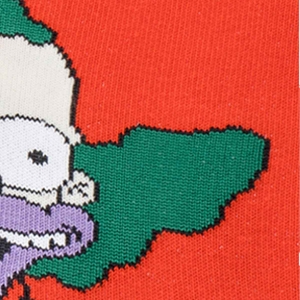 Skarpety kolorowe - pomarańczowe - Klaun Krusty