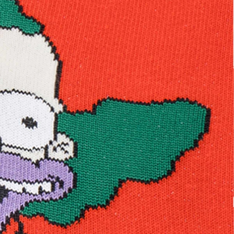 Skarpety kolorowe - pomarańczowe - Klaun Krusty