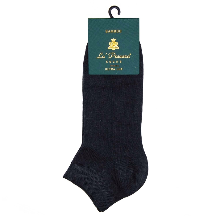 Skarpety stopki ciemny granat bambus PREMIUM COLLECTION La Pescara