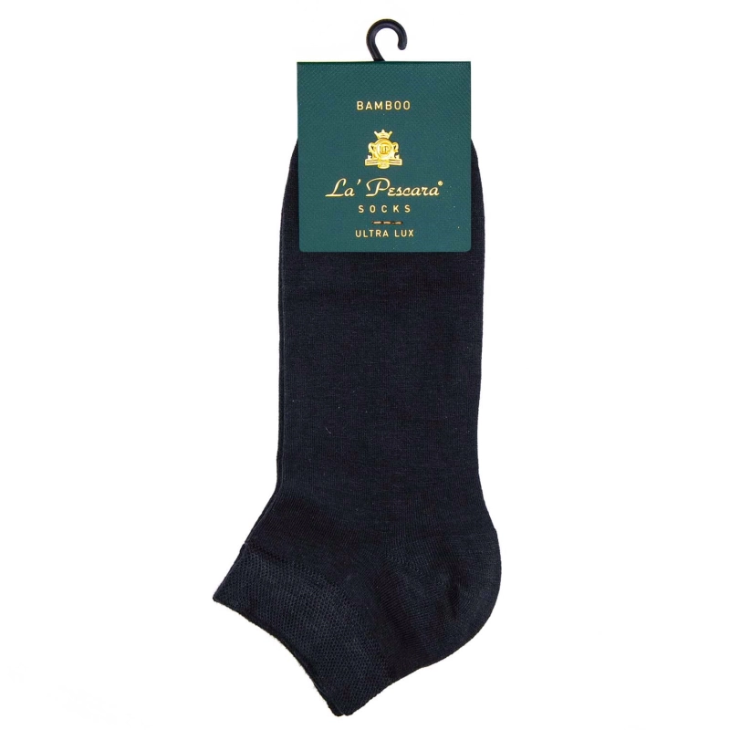 Skarpety stopki ciemny granat bambus PREMIUM COLLECTION La Pescara