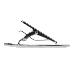 Spinka do krawata srebrna - parasol 5cm EM