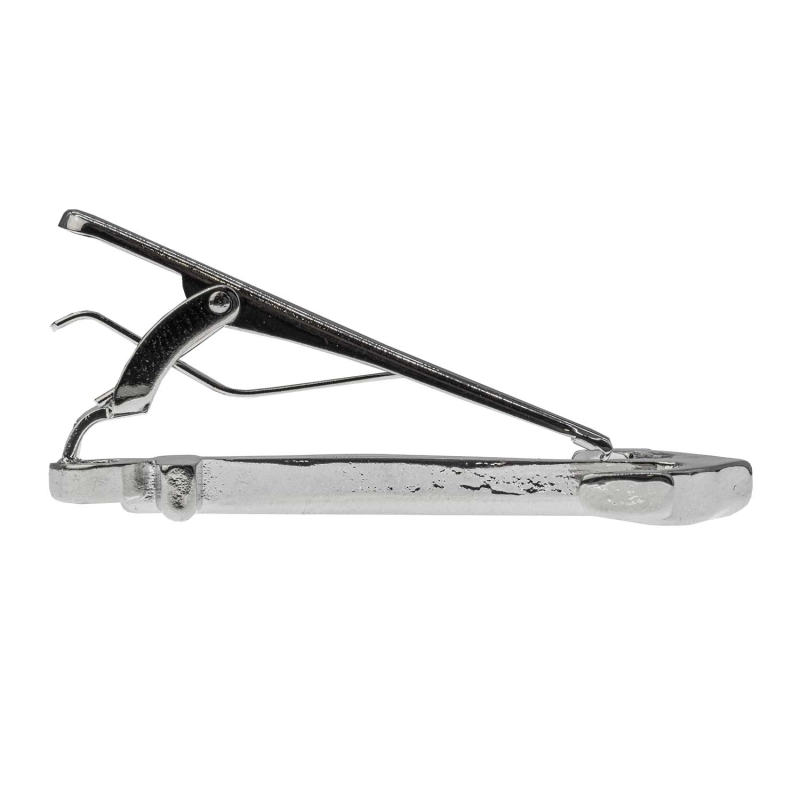 Spinka do krawata srebrna marynistyczna - kotwica 5,5cm