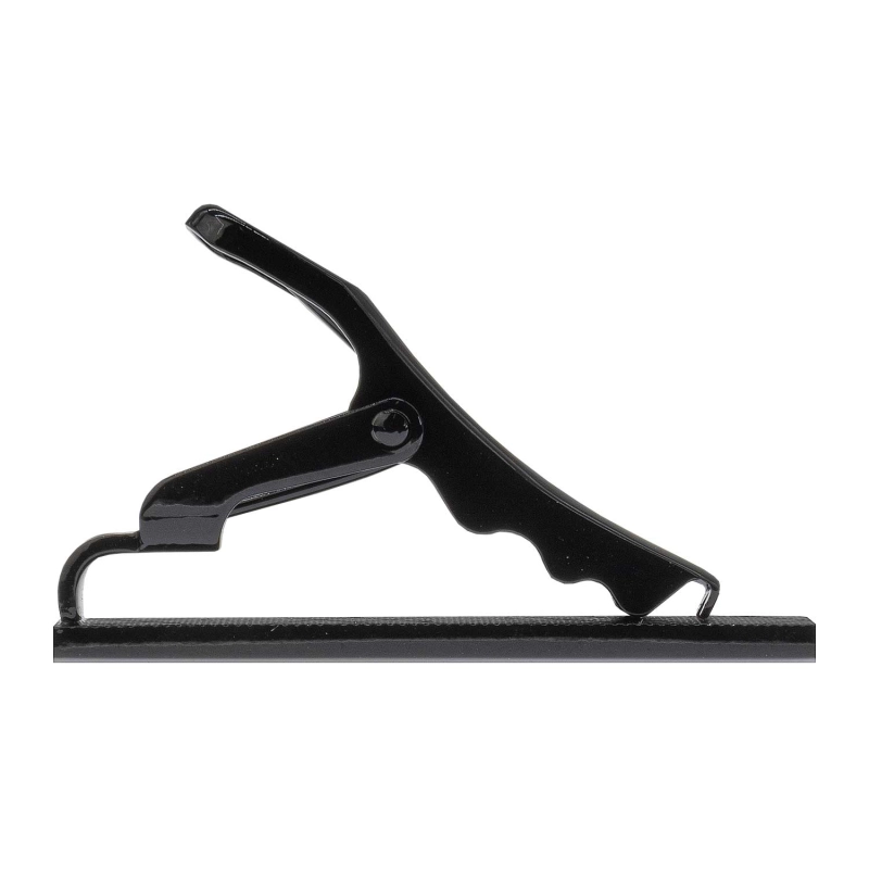 Spinka do krawata czarna klasyczna / elegancka gładka 3,3cm EM