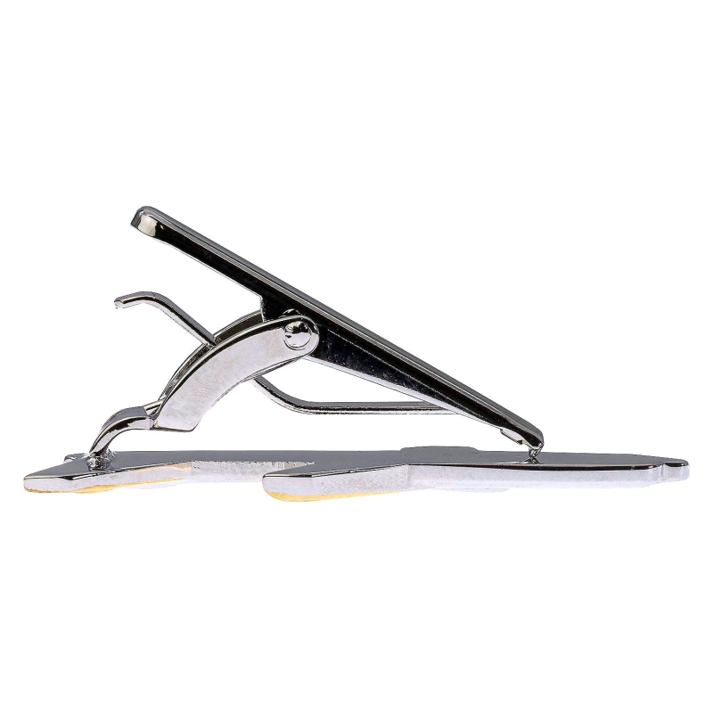 Spinka do krawata srebrna samolot boeing 4,5cm