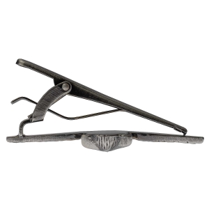 Spinka do krawata ciemnosrebrna sowa 5cm