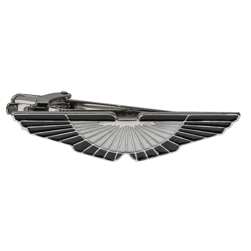 Spinka do krawata srebrna skrzydła / logo Aston Martin 5cm