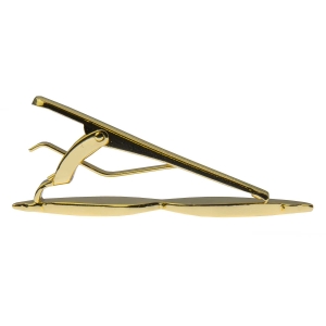 Spinka do krawata złota barber / wąs 5,3cm