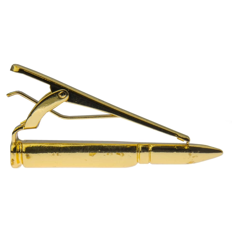Spinka do krawata -złota długopis / pióro 5cm
