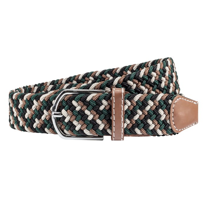 em men's accessories pasek pleciony brązowo-zielony (2).jpg