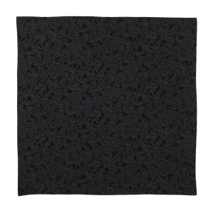 Poszetka bawełniana czarna w paisley EM