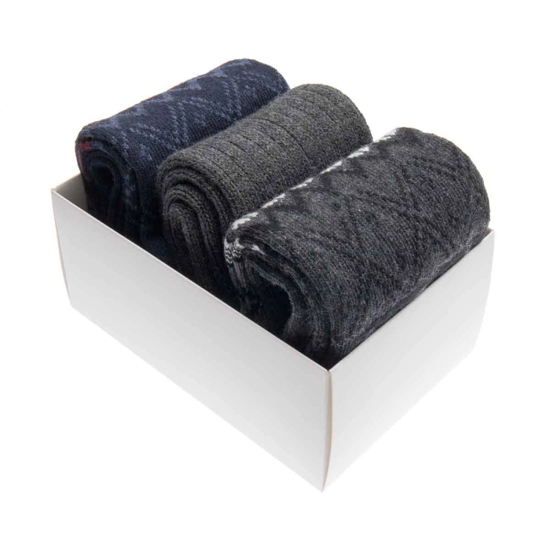 Zestaw wełnianych skarpet 3 pary EM 1