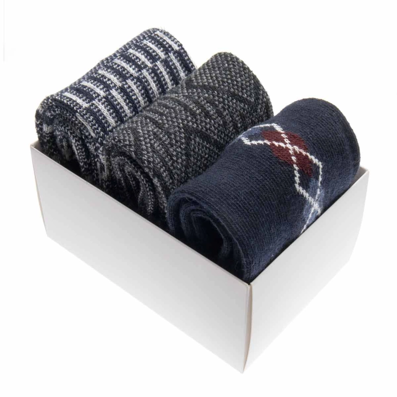 Zestaw wełnianych skarpet 3 pary EM 6