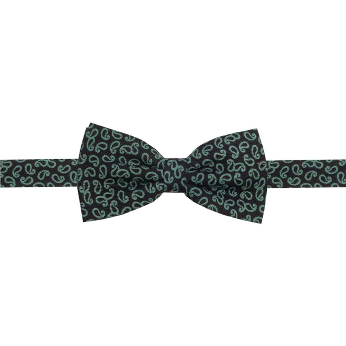 Zestaw prezentowy dla mężczyzny w kolorze zielonym w paisley: mucha + poszetka zapakowane w pudełko EM