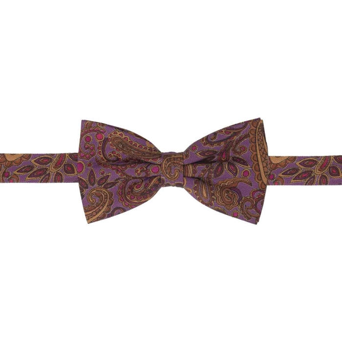 Mucha bawełniana fioletowa paisley EM